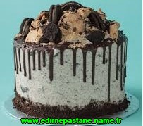 Edirne Çikolatalı vişneli yaş pasta